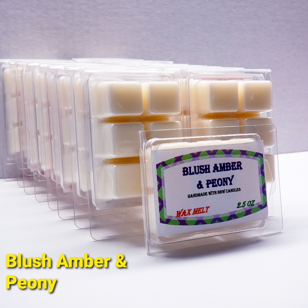 BLUSH AMBER & PEONY -Bath & Body Works Candle Wax Melts- $8 per pack - Picture 8 of 8